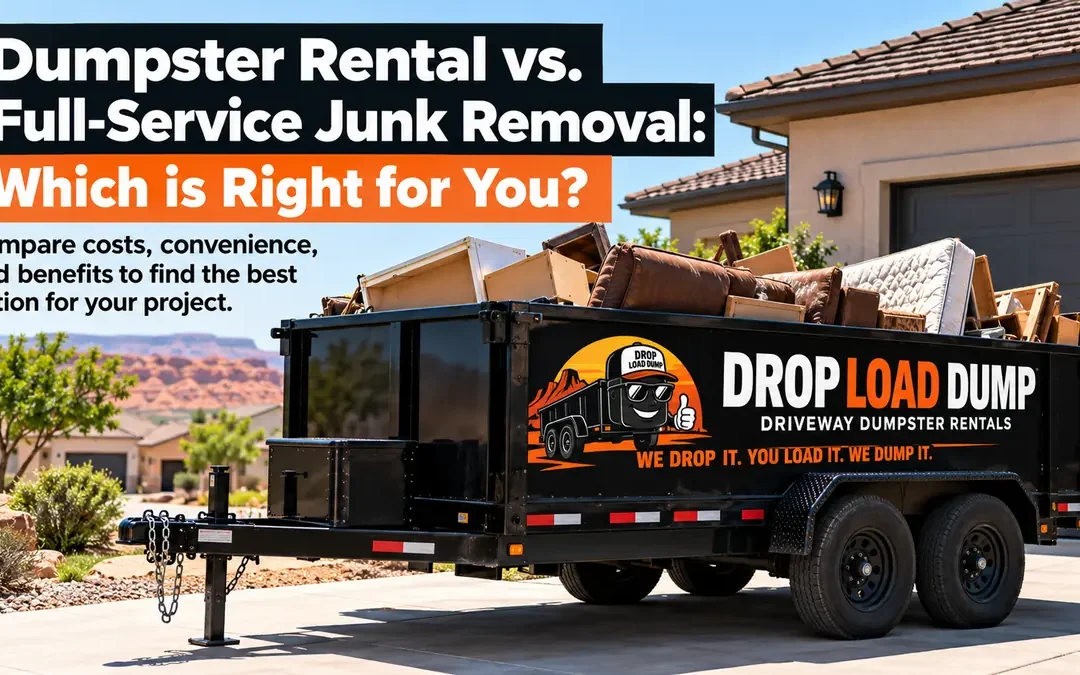 Dumpster Rental vs. Full-Service Junk Removal: Which Is Right for You?